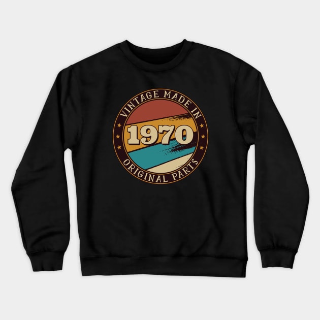 Born 1970 Crewneck Sweatshirt by 2P-Design